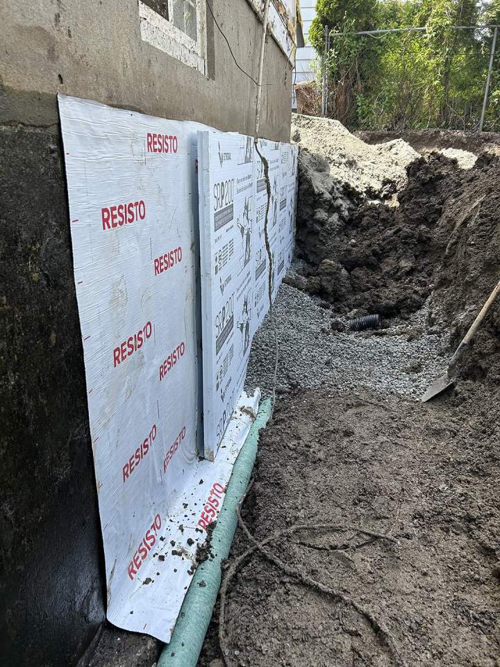 Réparation de fondations et gestion des eaux