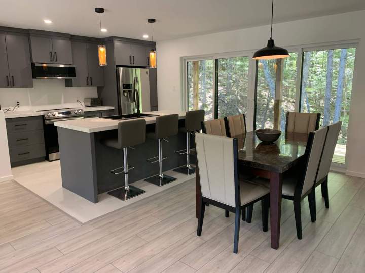 Transformation complète et agrandissement de maison